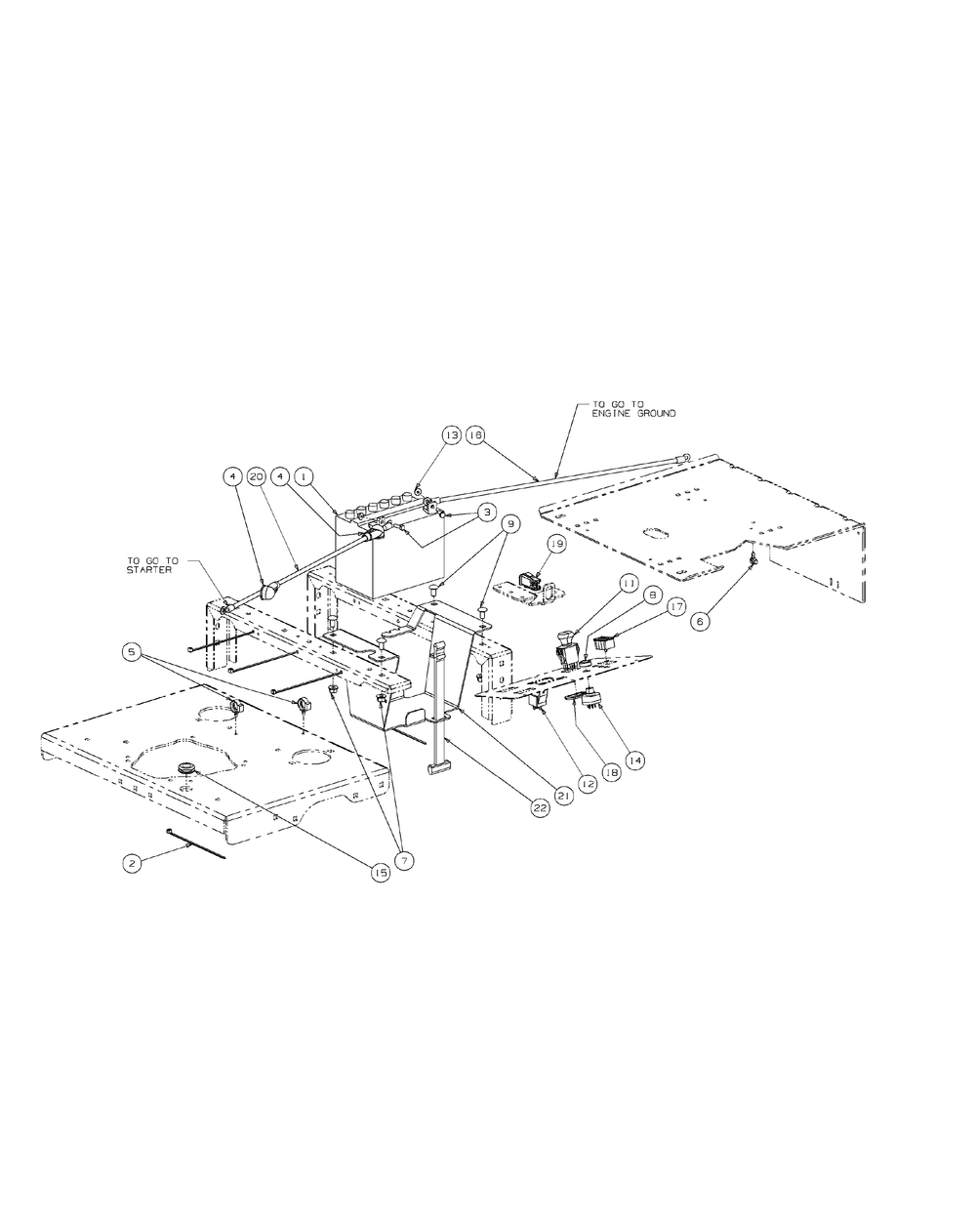 Kohler Electrical Assembly Diagram and Parts List for M48-KH 53AH8CT2050-25HP Cub Cadet Lawn Tractor